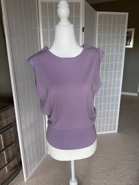 Banana Republic Factory 100% Merino Wool Sweater soft lavender